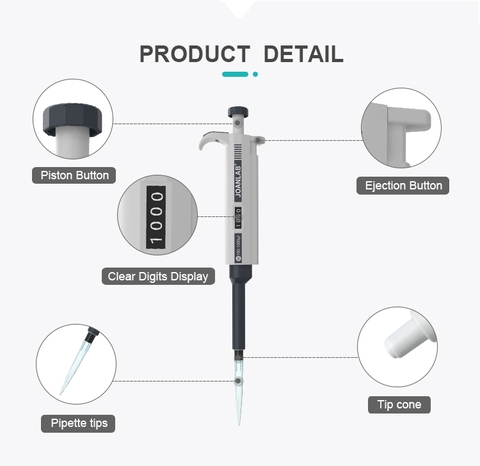 Micropipette 100-1000ul không tiệt trùng