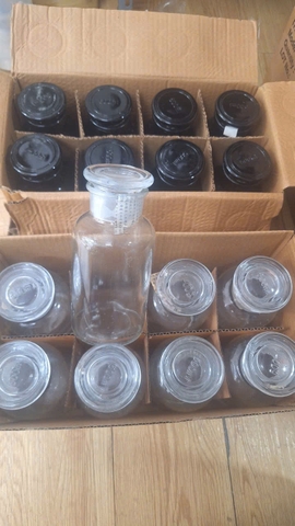 Chai trắng miệng rộng 500ml