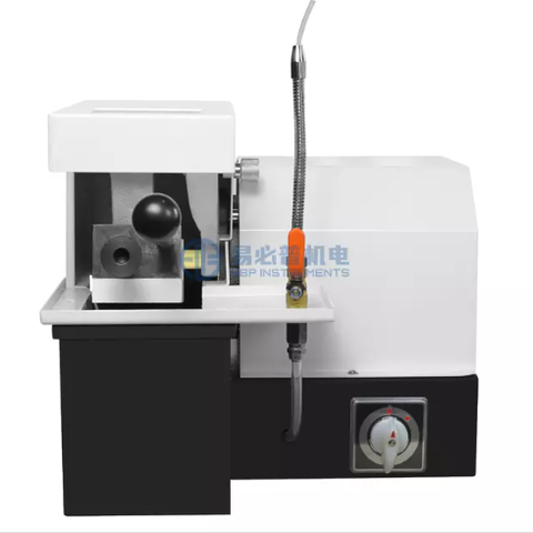 Máy cắt mẫu kim loại bằng đá mài thủ công