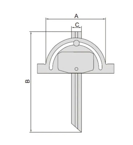 Thước đo góc điện tử Insize 4778-150