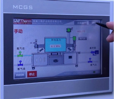 Lò nung ống khử hydro 1700°C (STG-60-17Q)