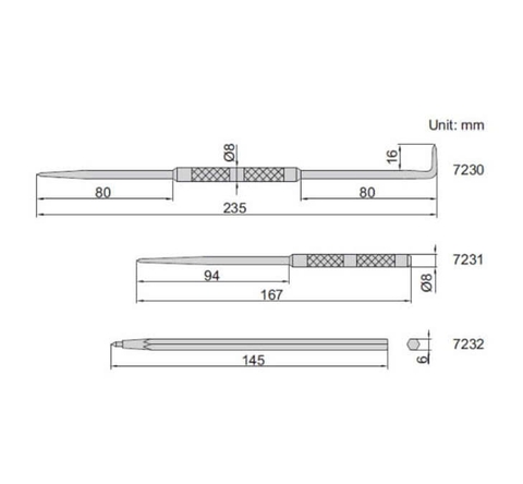 Mũi vạch dấu Insize 7231