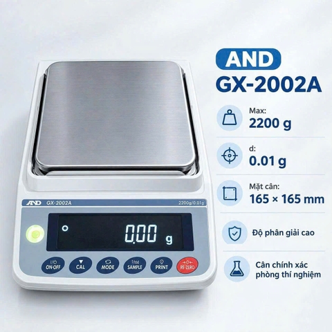 cân điện tử 2200g AND, Nhật Bản