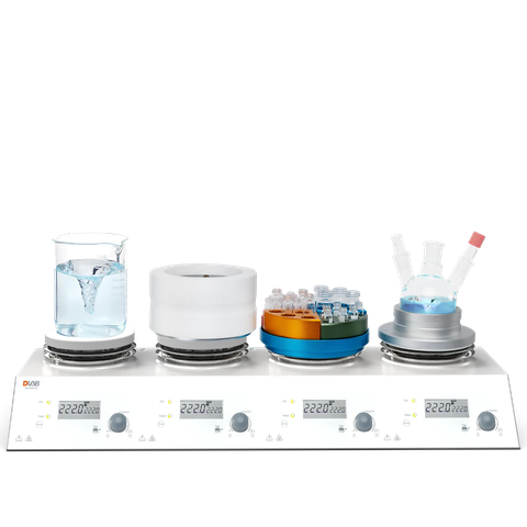 Máy khuấy từ gia nhiệt hiện số 4 vị trí MS-H280-S4 DLAB