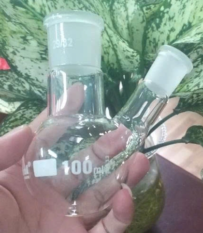 Bình cầu 2 cổ nhám 2000ml