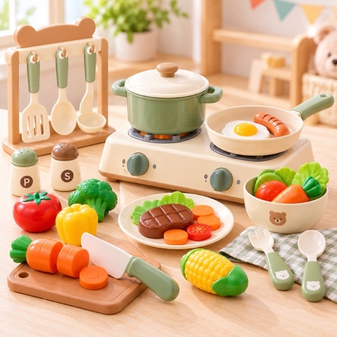 Bộ đồ chơi nấu ăn mini