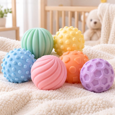 Bóng cảm giác đa bề mặt cho bé Infantino