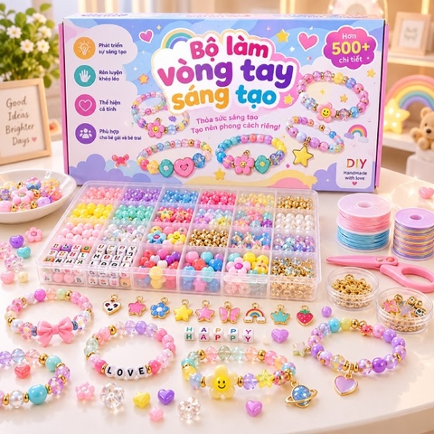 Bộ làm vòng tay sáng tạo