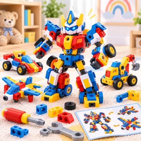 Bộ lắp ráp robot biến hình