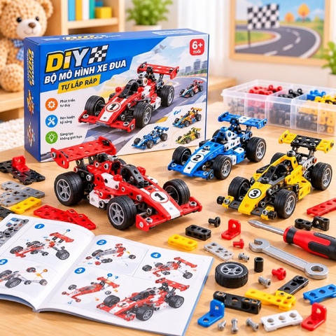 Bộ mô hình xe đua tự lắp ráp