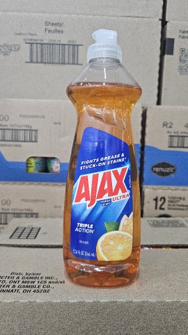 NƯỚC RỬA CHÉN BÁT AJAX ULTRA 
HƯƠNG CAM 12.4 OZ