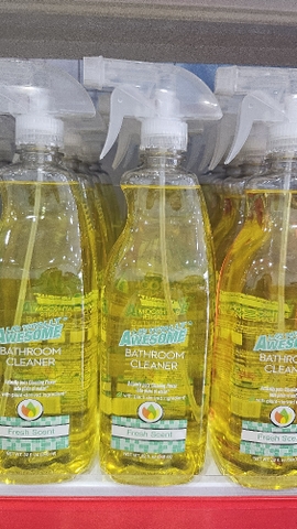 NƯỚC TẨY RỬA PHÒNG TẮM LA's TOTALLY AWESOME BATHROOM CLEANER 
HƯƠNG TƯƠI MÁT 32 OZ