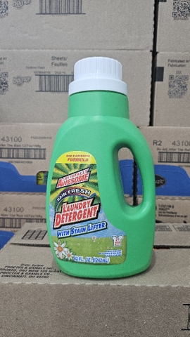 NƯỚC GIẶT LA's TOTALLY AWESOME VỚI 
CHẤT LÀM SẠCH HƯƠNG TƯƠI MỚI CỦA KHÔNG KHÍ SAU MƯA 42 OZ