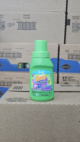 NƯỚC GIẶT XẢ KHỬ MÙI 2 TRONG 1 GAIN 10 OZ