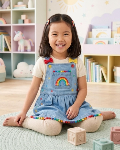 Váy yếm jean