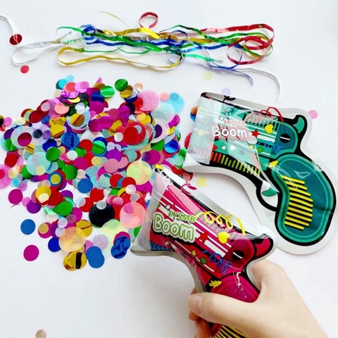 Sung hơi bắn phụt pháo hoa kim tuyến giấy sinh nhật đám cưới dạng sung confetti mini cho các buổi tiệc sinh nhật lễ tết