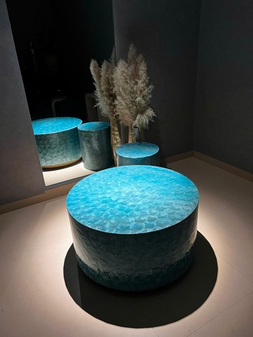 Bàn trà tròn Ocean Blue
