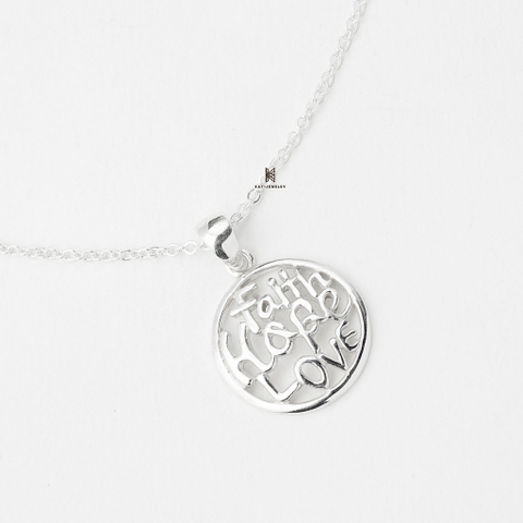 P MEDAL FAITH HOPE LOVE