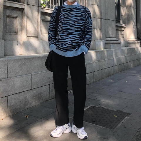 Quần Âu Nam Nữ Hàn Quốc Vải Tuyết Mưa Ống Suông Form Rộng Trẻ Trung Năng Động Unisex Basic Streetwear®. QAX01