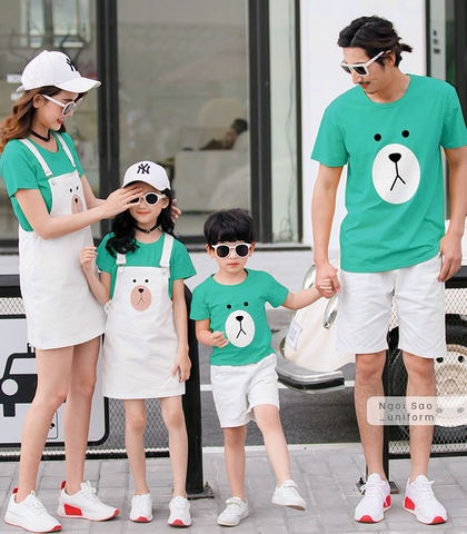 Áo đồng phục gia đình 4 người DPGD-0299