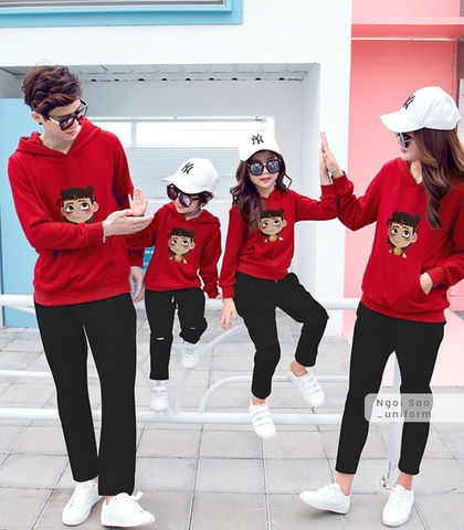 Áo đồng phục gia đình 4 người DPGD-0309