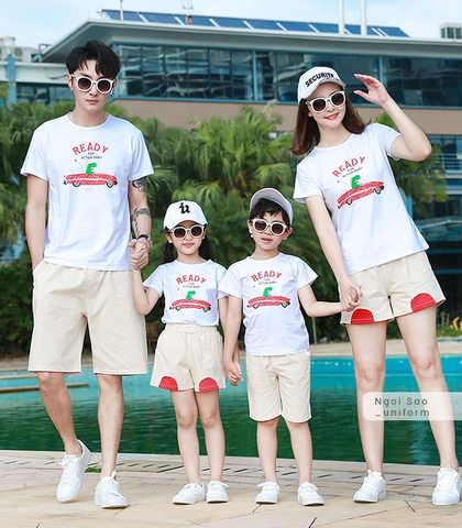 Áo đồng phục gia đình 4 người DPGD-0310