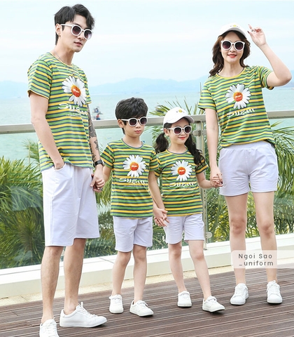Áo đồng phục gia đình 4 người DPGD-0322
