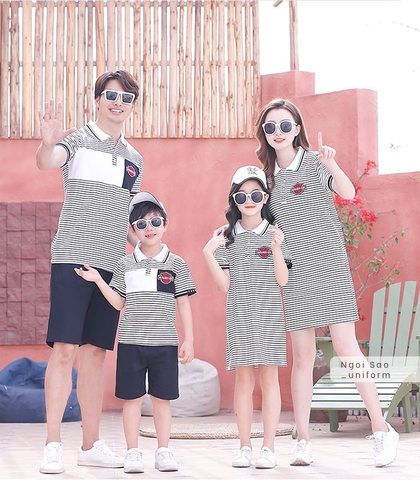 Áo đồng phục gia đình 4 người DPGD-0324