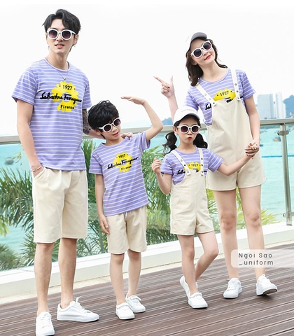 Áo đồng phục gia đình 4 người DPGD-0321