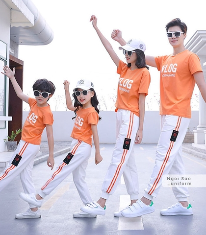 Áo đồng phục gia đình 4 người DPGD-0334