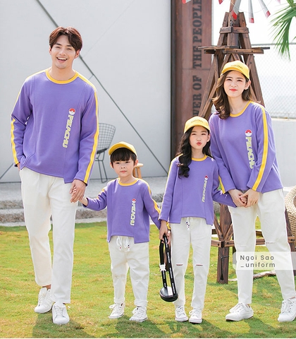 Áo đồng phục gia đình 4 người DPGD-0333