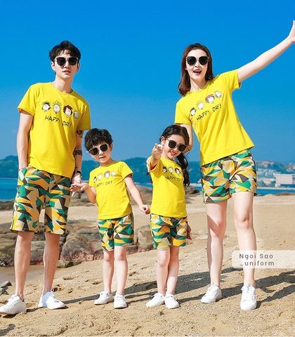 Áo đồng phục gia đình 4 người DPGD-0335