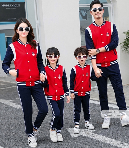 Áo đồng phục gia đình có cổ DPGD-0490