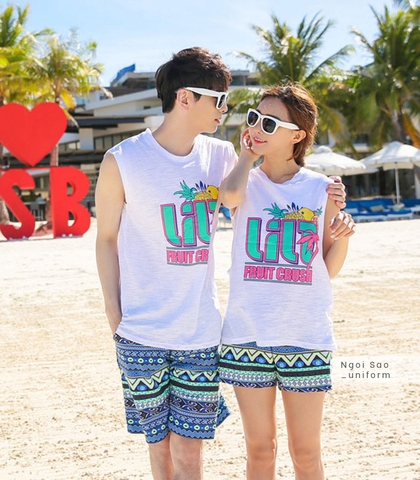 Áo thun đồng phục đi biển DPBI-0013