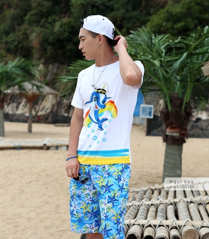 Áo thun đồng phục đi biển DPBI-0019