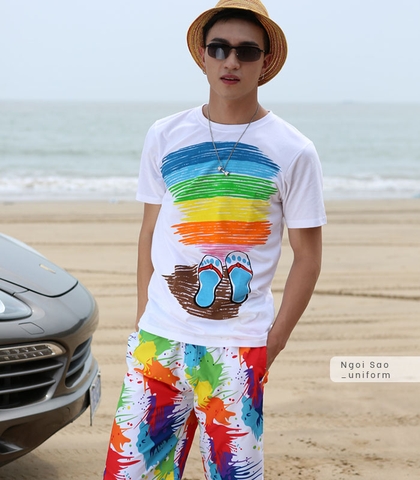 Áo thun đồng phục đi biển DPBI-0020