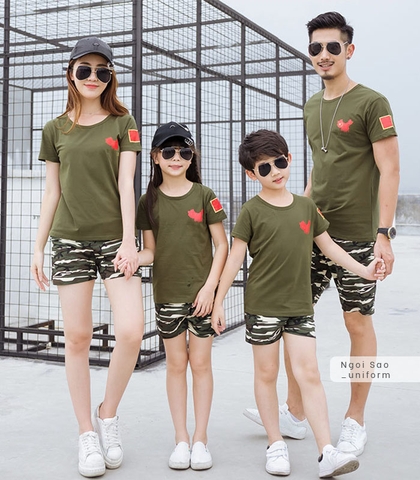 Áo thun đồng phục gia đình DPGD-0104