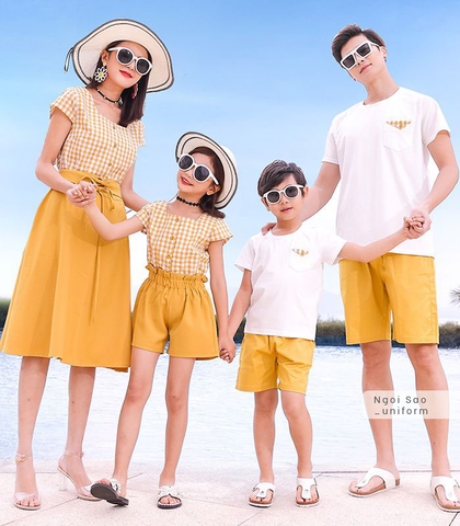 Đồng phục áo váy gia đình DPGD-0205