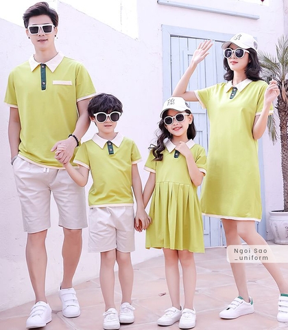 Đồng phục áo váy gia đình DPGD-0219