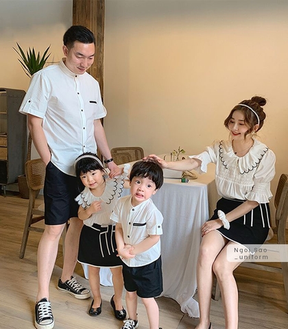 Đồng phục áo váy gia đình DPGD-0222