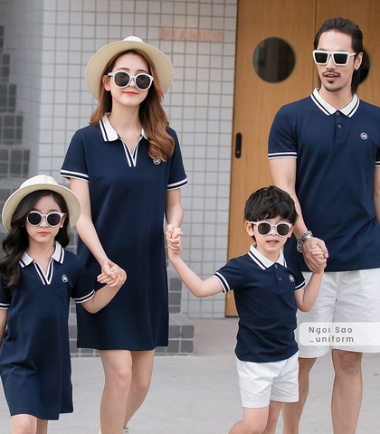 Đồng phục áo váy gia đình DPGD-0229