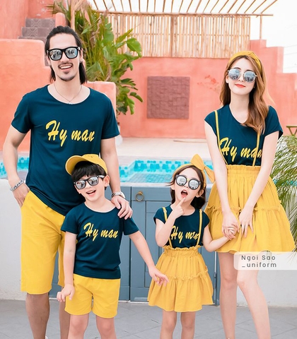 Đồng phục áo váy gia đình DPGD-0230