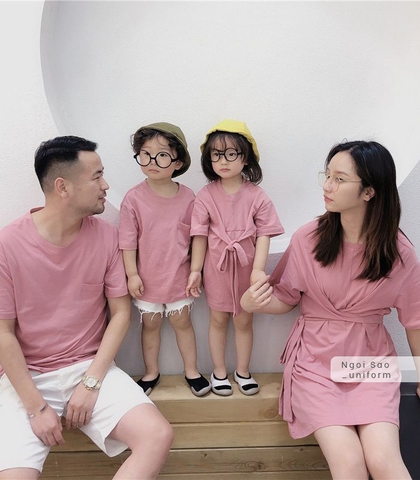 Đồng phục áo váy gia đình DPGD-0239