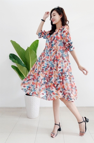 Áo Đầm Hoa AD 0820-03