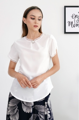 Áo Nút Cổ Tay Xẻ AK 0820-09