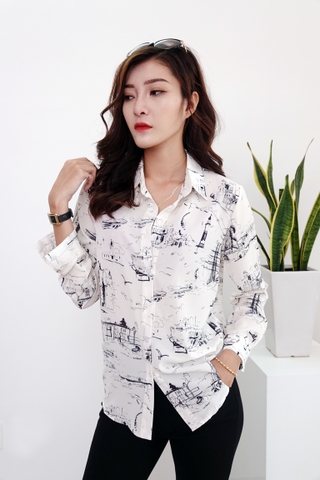 Áo Sơ Mi Cổ Dài Tay AK 0620-09