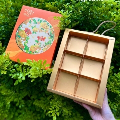 Bộ túi hộp trung thu 6 bánh các mẫu