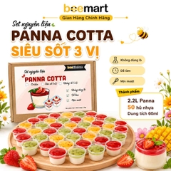 [SNL] Panna Cotta siêu mứt 3 vị (100g mứt mỗi vị )
