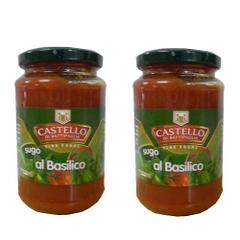 Castello Sốt mỳ Spaghetti Basil 350gr