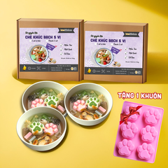 [SNL] Combo 2 set chè  khúc bạch (tặng 1 khuôn silicon)
